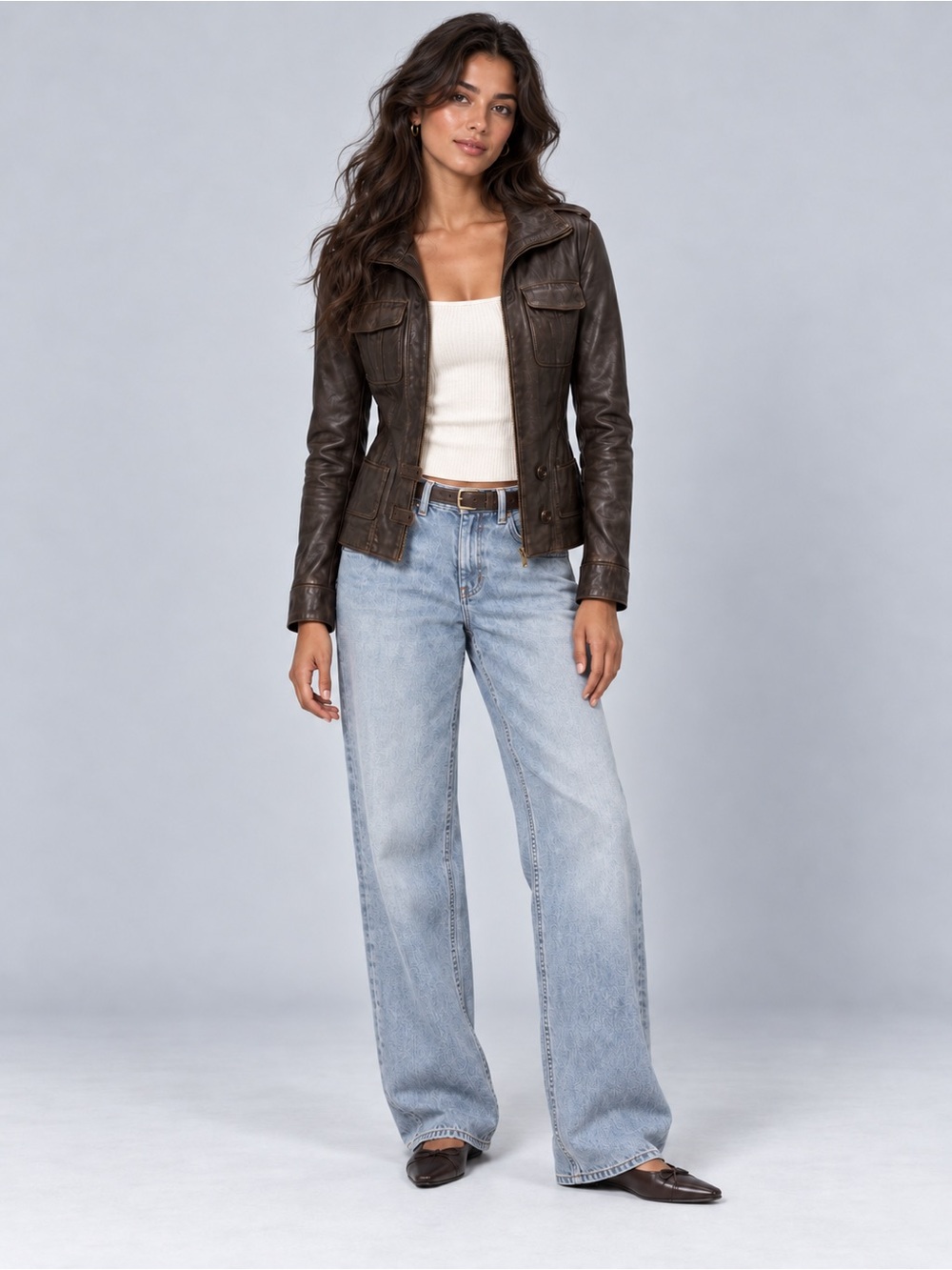 DANIER Vintage Espresso Genuine Leather Jacket